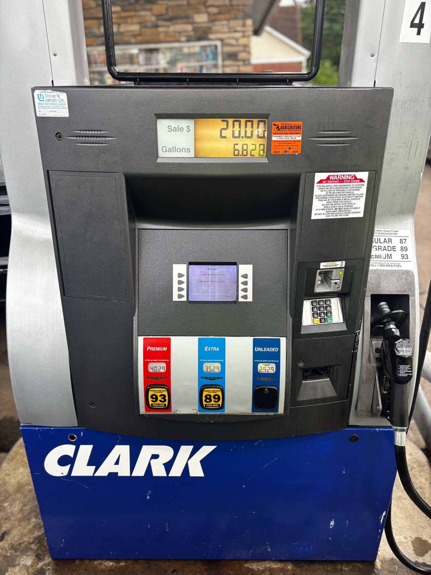Clark dispenser — Metro Detroit — after